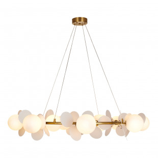 Lampa wisząca CHIC złoto biała 105 cm Step Into Design