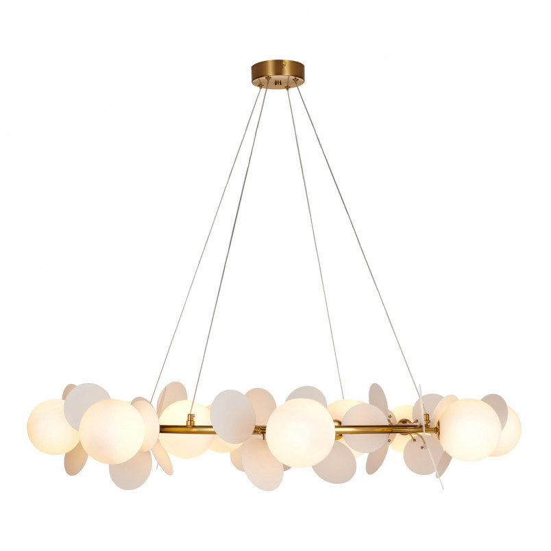 Lampa wisząca Chic biało-złota | Step Into Design