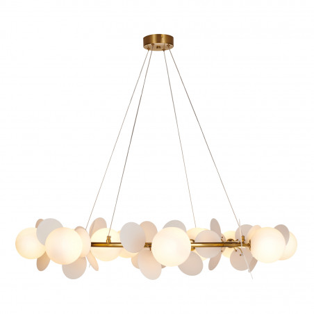 Lampa wisząca Chic biało-złota | Step Into Design