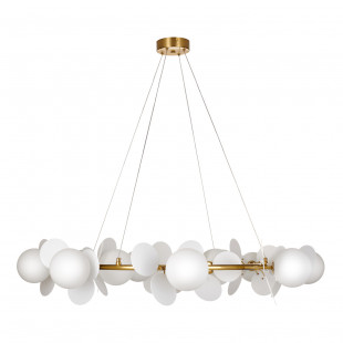 Lampa wisząca CHIC złoto biała 105 cm Step Into Design