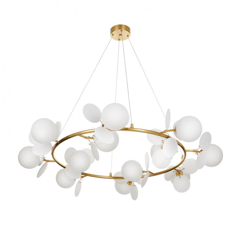 Lampa wisząca Chic biało-złota | Step Into Design
