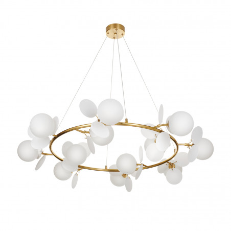 Lampa wisząca Chic biało-złota | Step Into Design