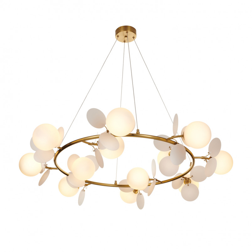 Lampa wisząca Chic biało-złota | Step Into Design