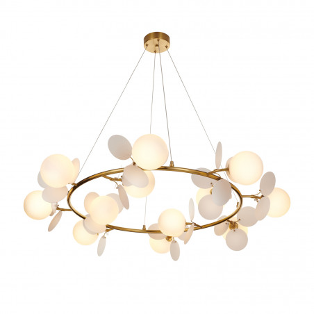 Lampa wisząca Chic biało-złota | Step Into Design