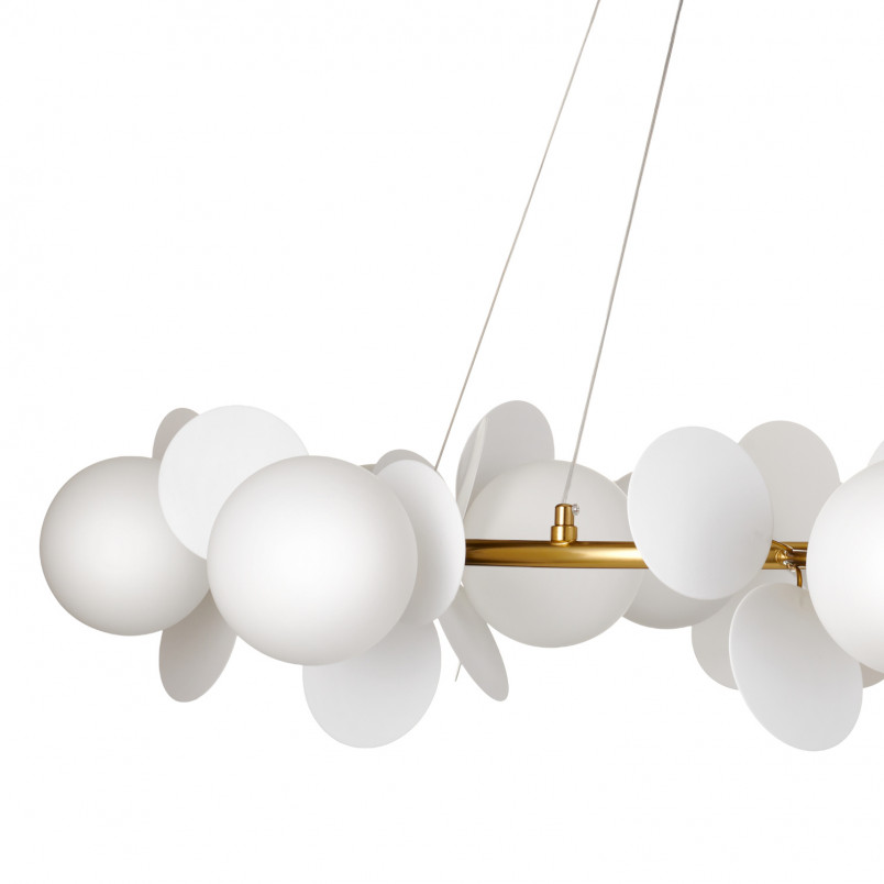 Lampa wisząca Chic biało-złota | Step Into Design