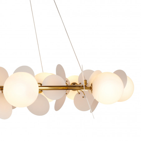 Lampa wisząca Chic biało-złota | Step Into Design