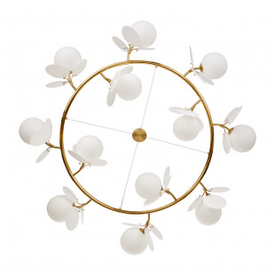 Lampa wisząca Chic biało-złota | Step Into Design