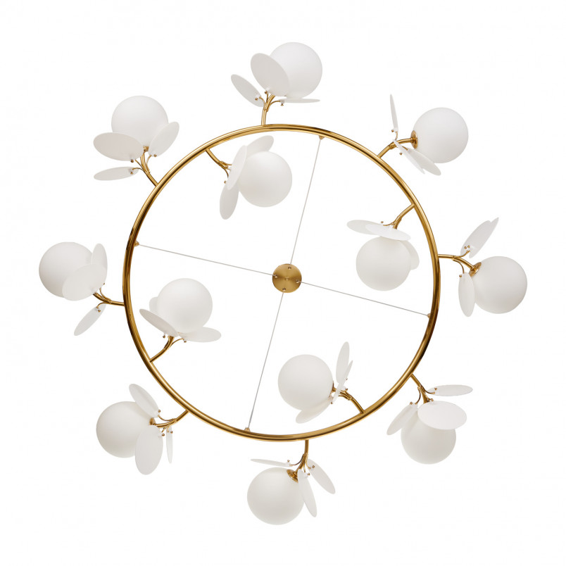 Lampa wisząca Chic biało-złota | Step Into Design