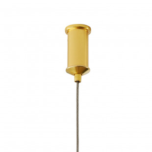 Lampa wisząca Circle LED 2 ringi | Złoty, pilot - Step In Design