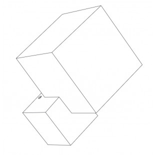 Kinkiet Marmurowy Cubo LED | Step Into Design