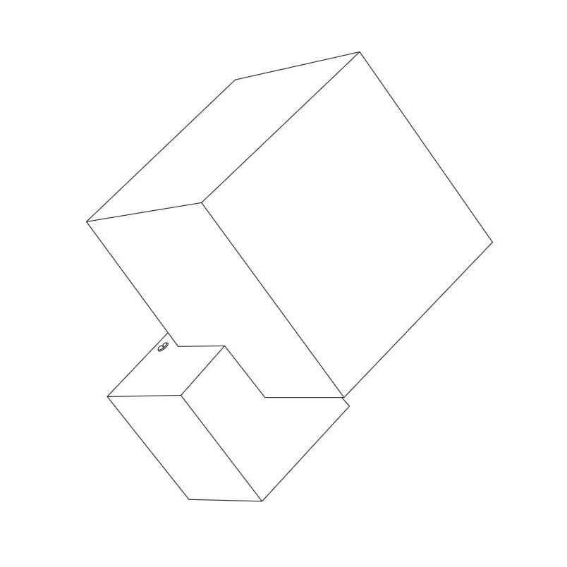 Kinkiet Marmurowy Cubo LED | Step Into Design