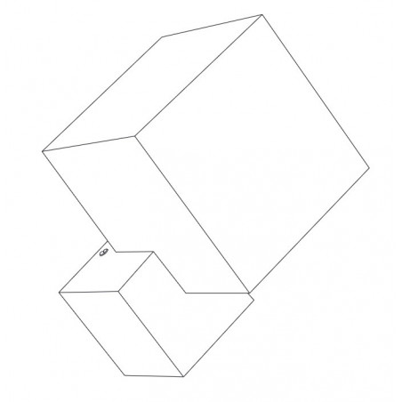 Kinkiet Marmurowy Cubo LED | Step Into Design