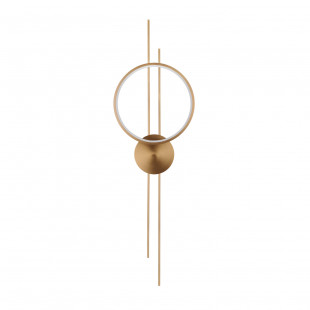 Kinkiet Ecliptica LED Złoty | Nowoczesny Design | Step In Design