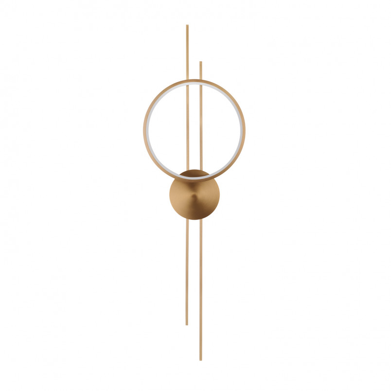 Kinkiet Ecliptica LED Złoty | Nowoczesny Design | Step In Design