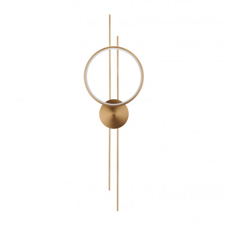 Kinkiet Ecliptica LED Złoty | Nowoczesny Design | Step In Design