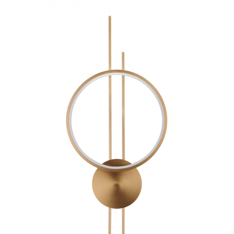 Kinkiet Ecliptica LED Złoty | Nowoczesny Design | Step In Design