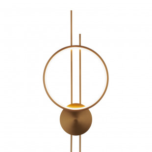 Kinkiet Ecliptica LED Złoty | Nowoczesny Design | Step In Design