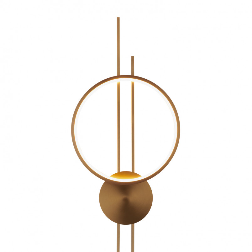 Kinkiet Ecliptica LED Złoty | Nowoczesny Design | Step In Design