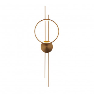 Kinkiet Ecliptica LED Złoty | Nowoczesny Design | Step In Design