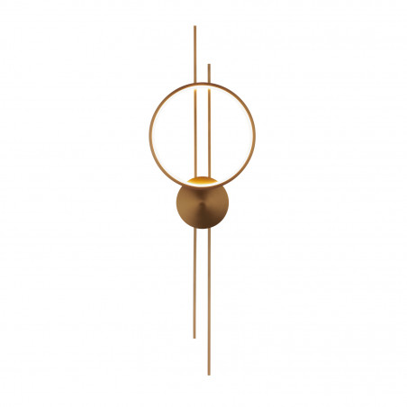 Kinkiet Ecliptica LED Złoty | Nowoczesny Design | Step In Design