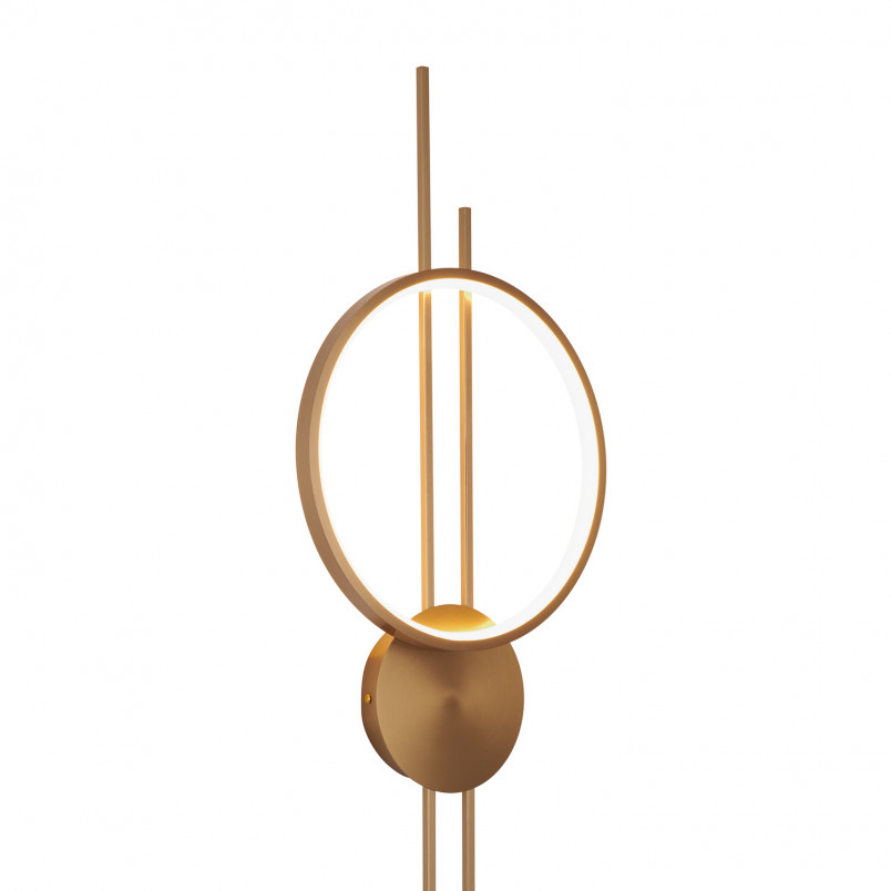 Kinkiet Ecliptica LED Złoty | Nowoczesny Design | Step In Design