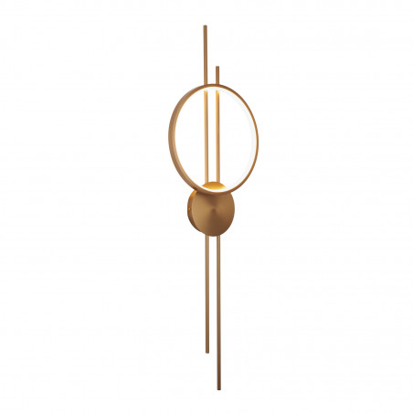 Kinkiet Ecliptica LED Złoty | Nowoczesny Design | Step In Design