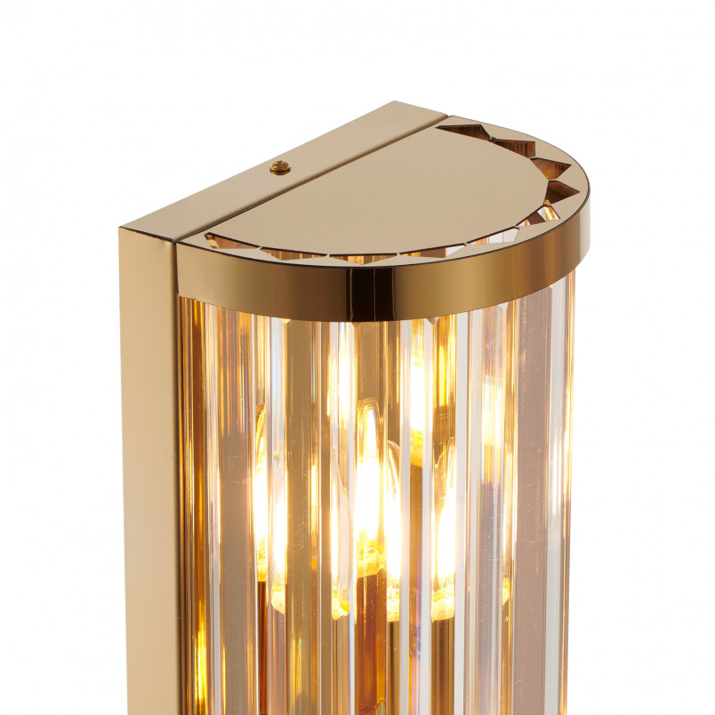 Kinkiet Kryształowy Glamour Złoty | Step Into Design