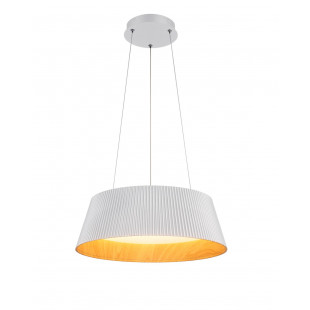 Lampa wisząca Frill LED biała drewno | Step Into Design