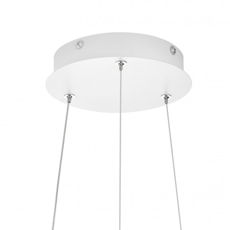 Lampa wisząca Frill LED biała drewno | Step Into Design