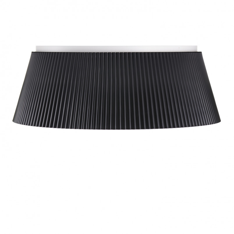 Plafon Frill LED 45cm czarny/drewno - Step Into Design