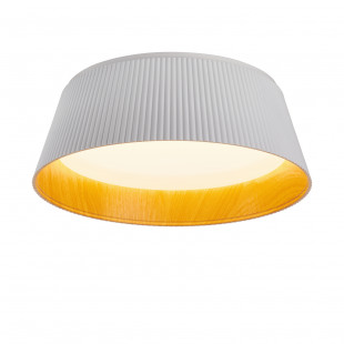 Plafon Frill LED biały/drewno | Step Into Design - 45cm