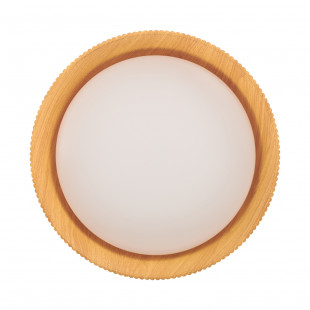 Plafon Frill LED biały/drewno | Step Into Design - 45cm