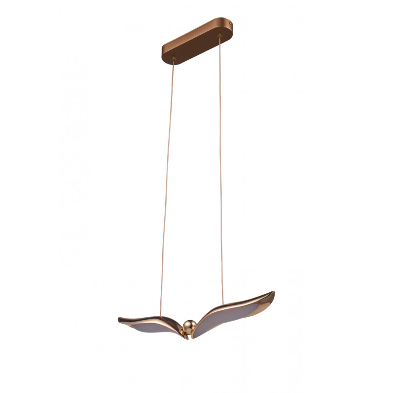 Lampa wisząca Gufo LED - różowe złoto | Step Into Design