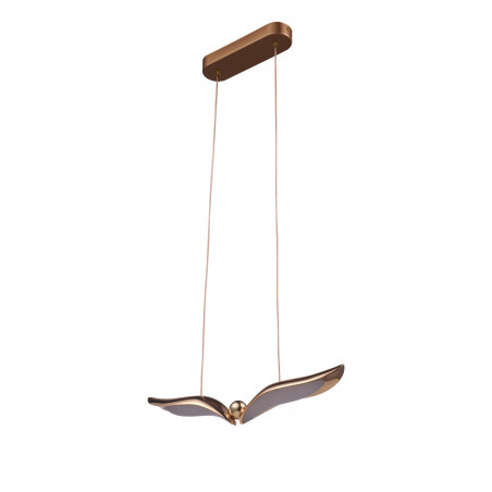 Lampa wisząca Gufo LED - różowe złoto | Step Into Design