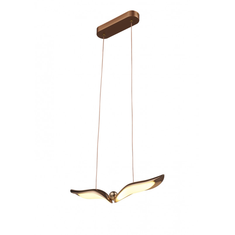 Lampa wisząca Gufo LED - różowe złoto | Step Into Design