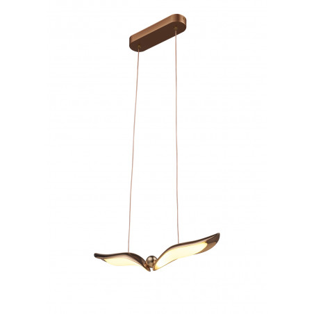 Lampa wisząca Gufo LED - różowe złoto | Step Into Design