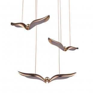 Lampa wisząca Gufo III - różowe złoto | Step Into Design