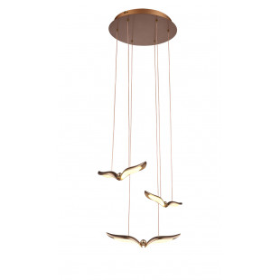 Lampa wisząca Gufo III - różowe złoto | Step Into Design