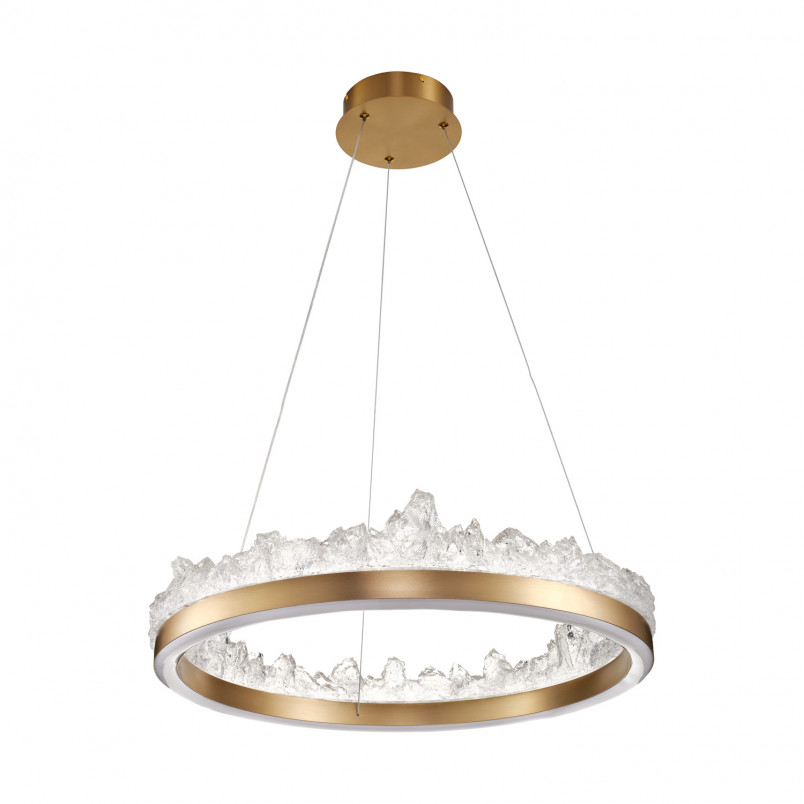 Lampa wisząca Montana LED - złota, glamour | Step