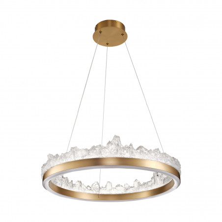 Lampa wisząca Montana LED - złota, glamour | Step