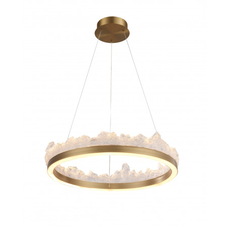 Lampa wisząca Montana LED - złota, glamour | Step