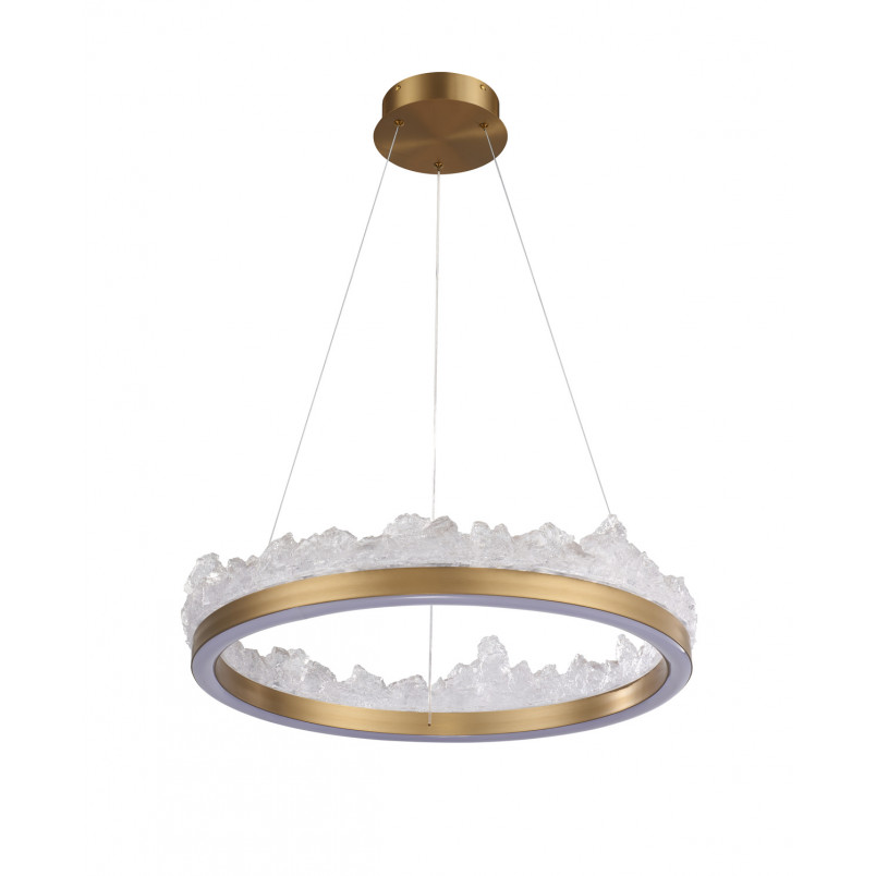 Lampa wisząca Montana LED - złota, glamour | Step
