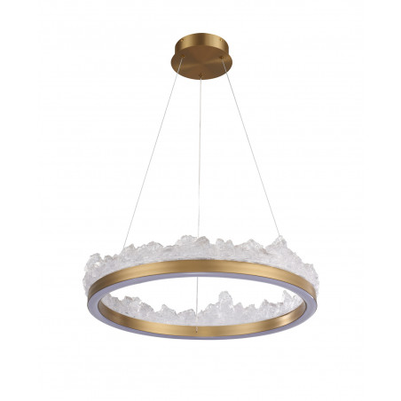 Lampa wisząca Montana LED - złota, glamour | Step