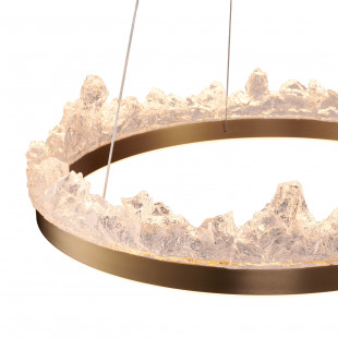 Lampa wisząca Montana LED - złota, glamour | Step