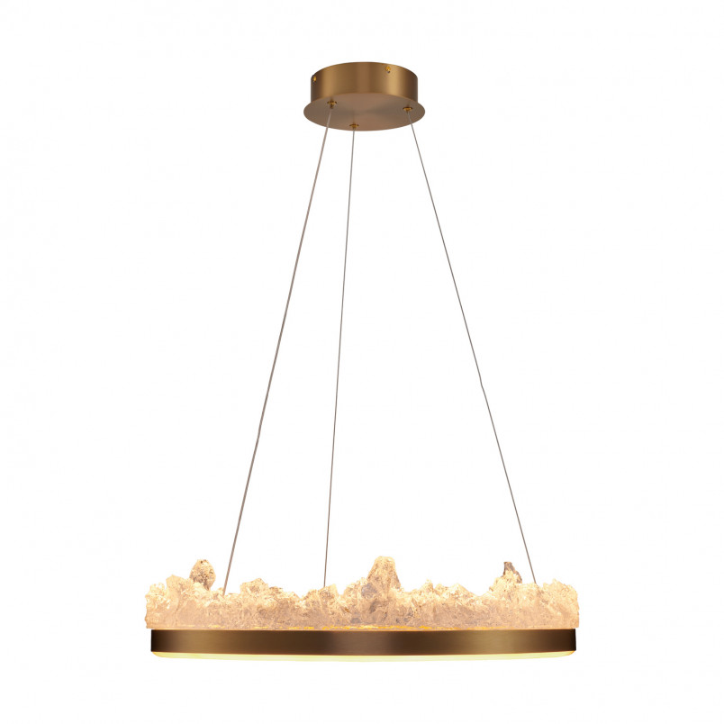 Lampa wisząca Montana LED - złota, glamour | Step