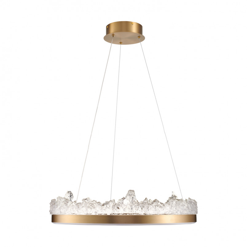 Lampa wisząca Montana LED - złota, glamour | Step