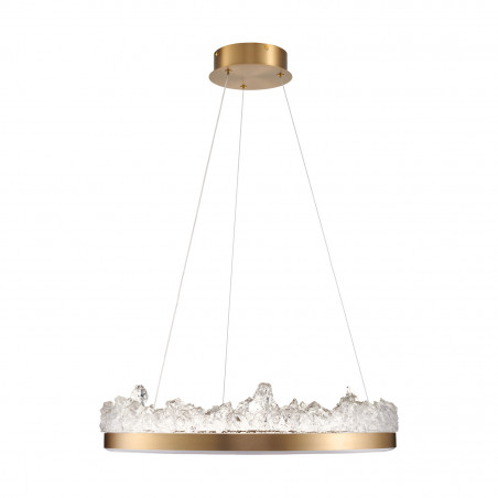 Lampa wisząca Montana LED - złota, glamour | Step