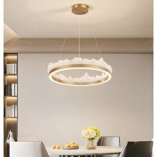 Lampa wisząca Montana LED - złota, glamour | Step
