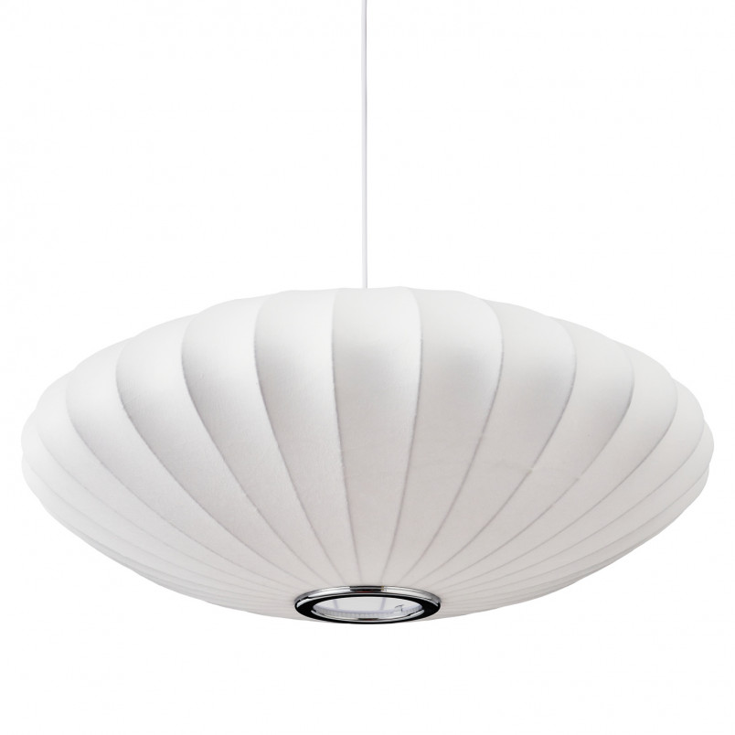 Lampa wisząca Japandi Silk Flat - Step Into Design | Biała