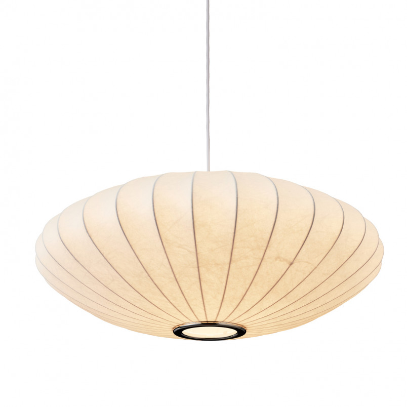 Lampa wisząca Japandi Silk Flat - Step Into Design | Biała